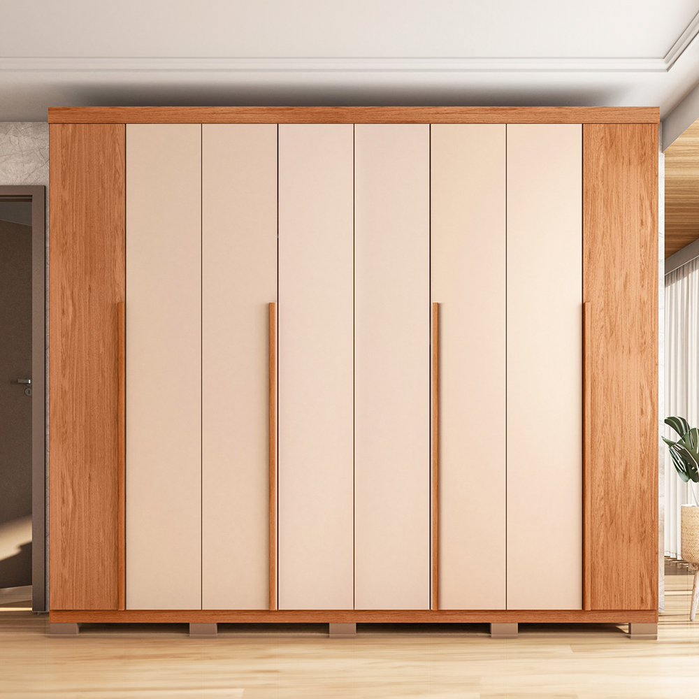 Guarda-Roupa Casal 8 Portas Bater 4 Gavetas Caemmun Magnatto