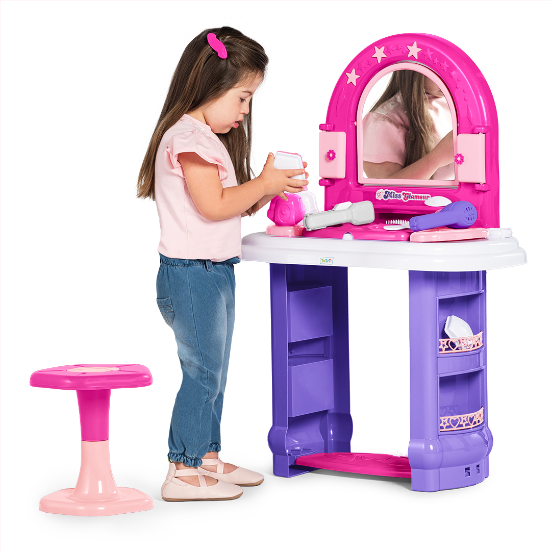 Penteadeira Infantil Tateti Camarim Miss Glamour com Acessórios — foto 7