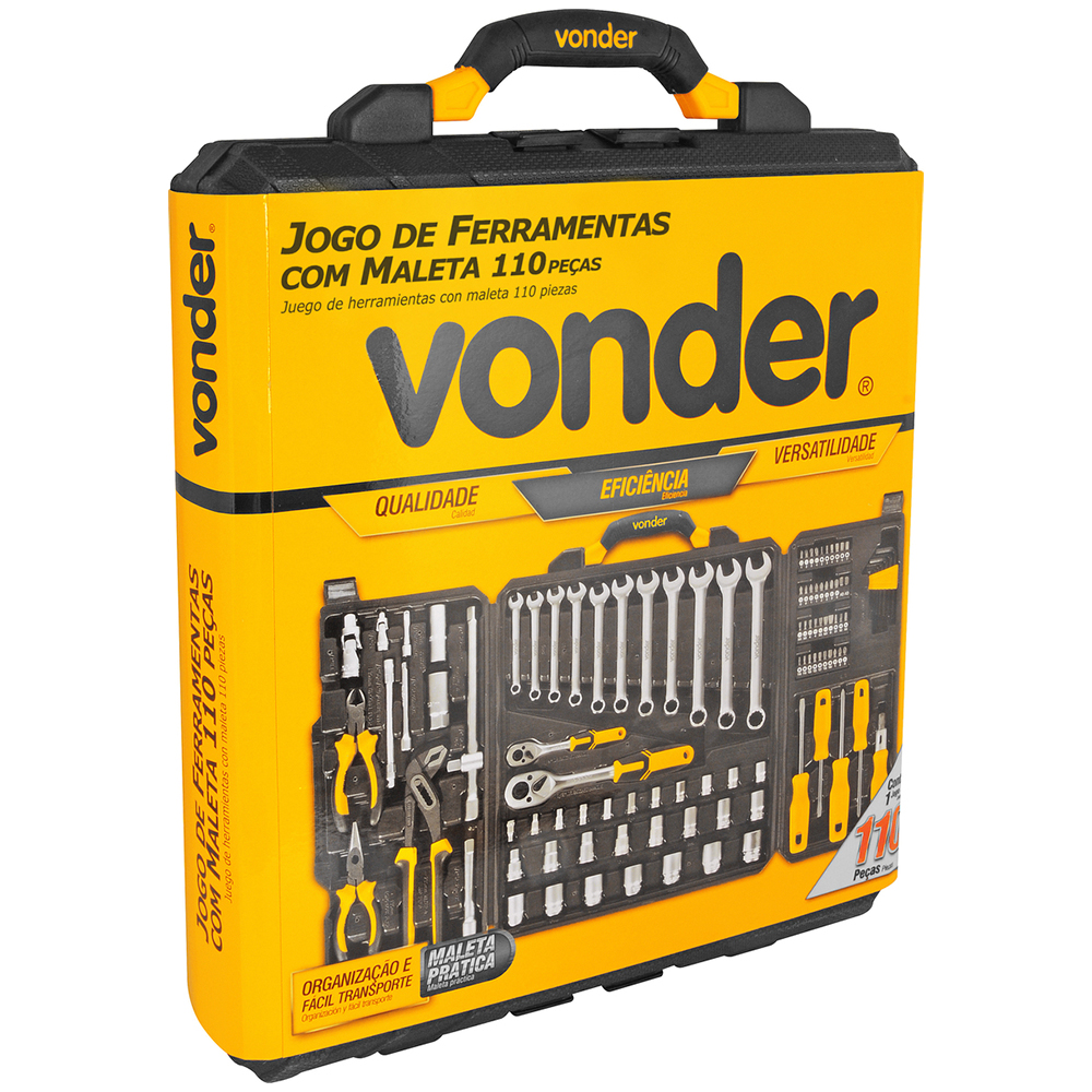 Jogo de Ferramentas Vonder 110 Peças Modelo 35.99.110.105 — foto 7