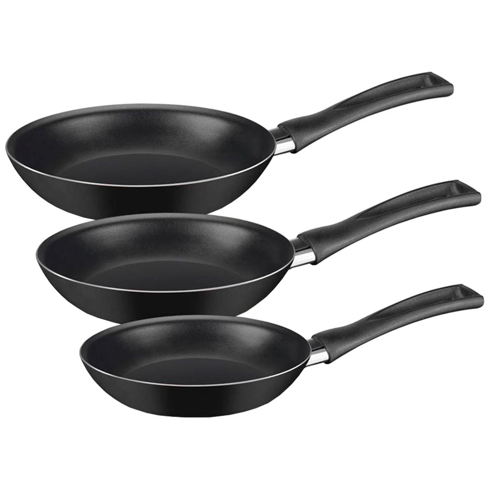 Kit de Frigideiras Rochedo Basic Antiaderente 3 Peças - 18cm, 20cm e 24cm