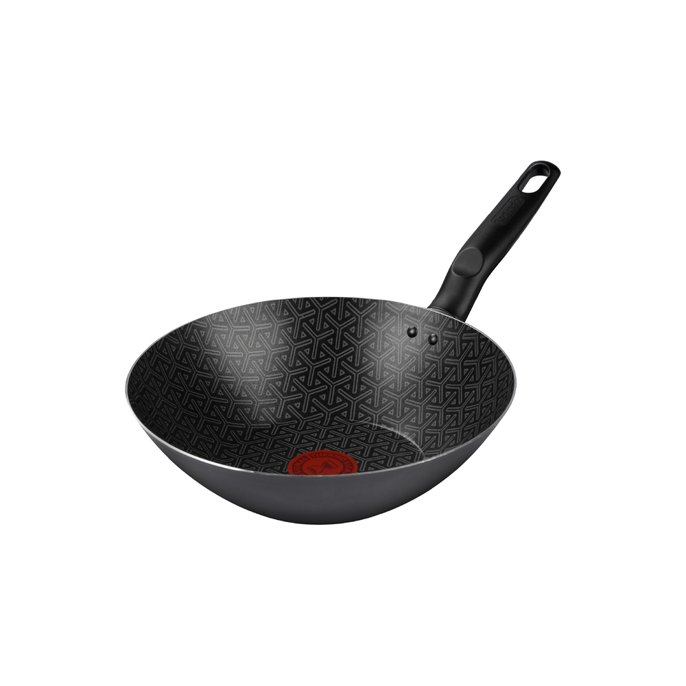 Frigideira Wok Rochedo Robusta 25cm Antiaderente Grafite