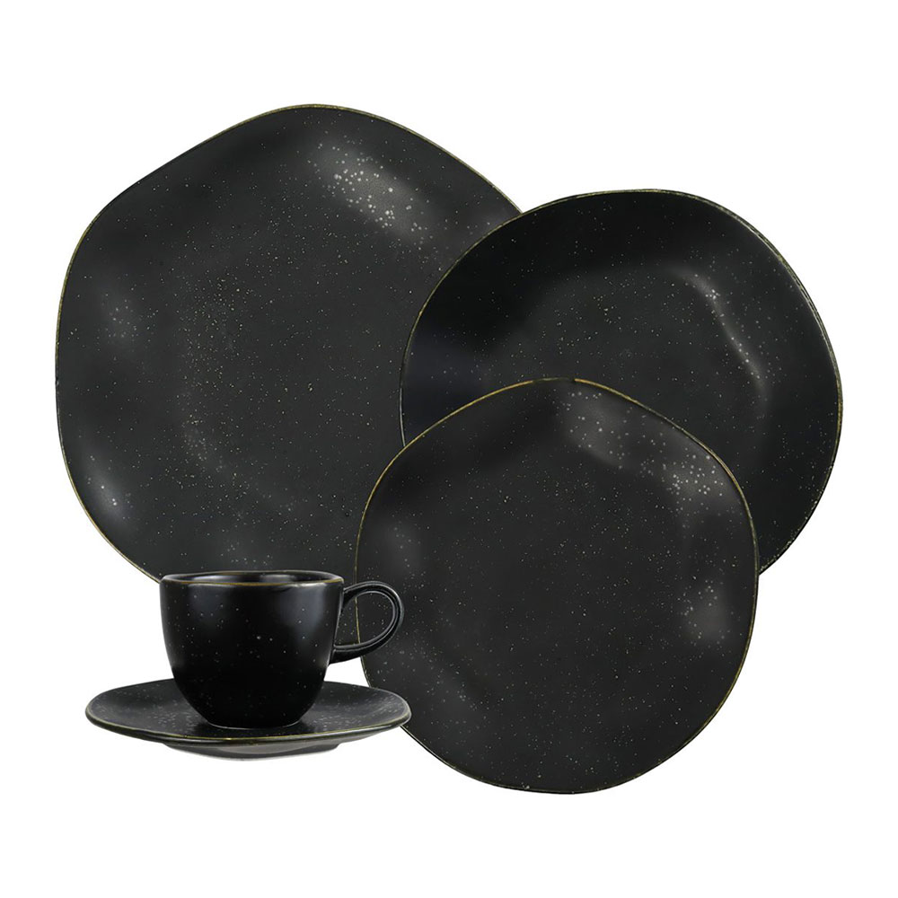 Aparelho de Jantar 20 Peças Ryo Volcano Porcelana Oxford