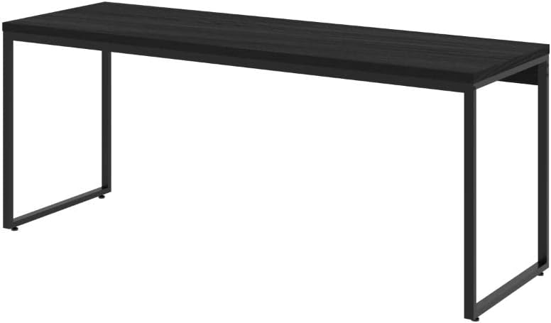 Mesa Dynamica Diretor DYME6180 180x60x75cm Amadeirado/Preto — foto 3