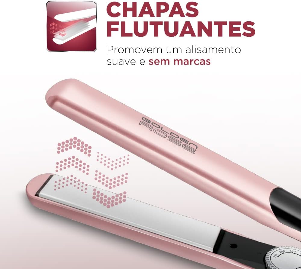 Mondial Prancha Alisadora P-20 Golden Rose/Preto Bivolt — foto 4