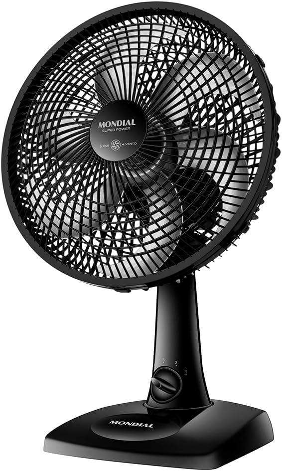 Mondial Ventilador de Mesa Super Power VSP-30-B 30cm Preto 60W 220V