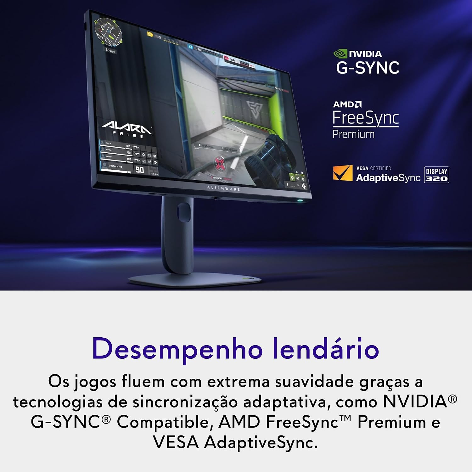 Monitor Gamer 25" 320Hz Tempo de Resposta 0,5ms — foto 3