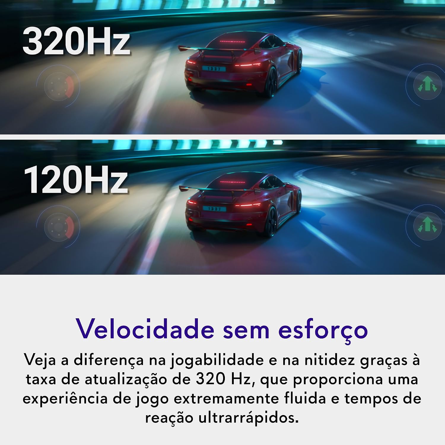 Monitor Gamer 25" 320Hz Tempo de Resposta 0,5ms — foto 4