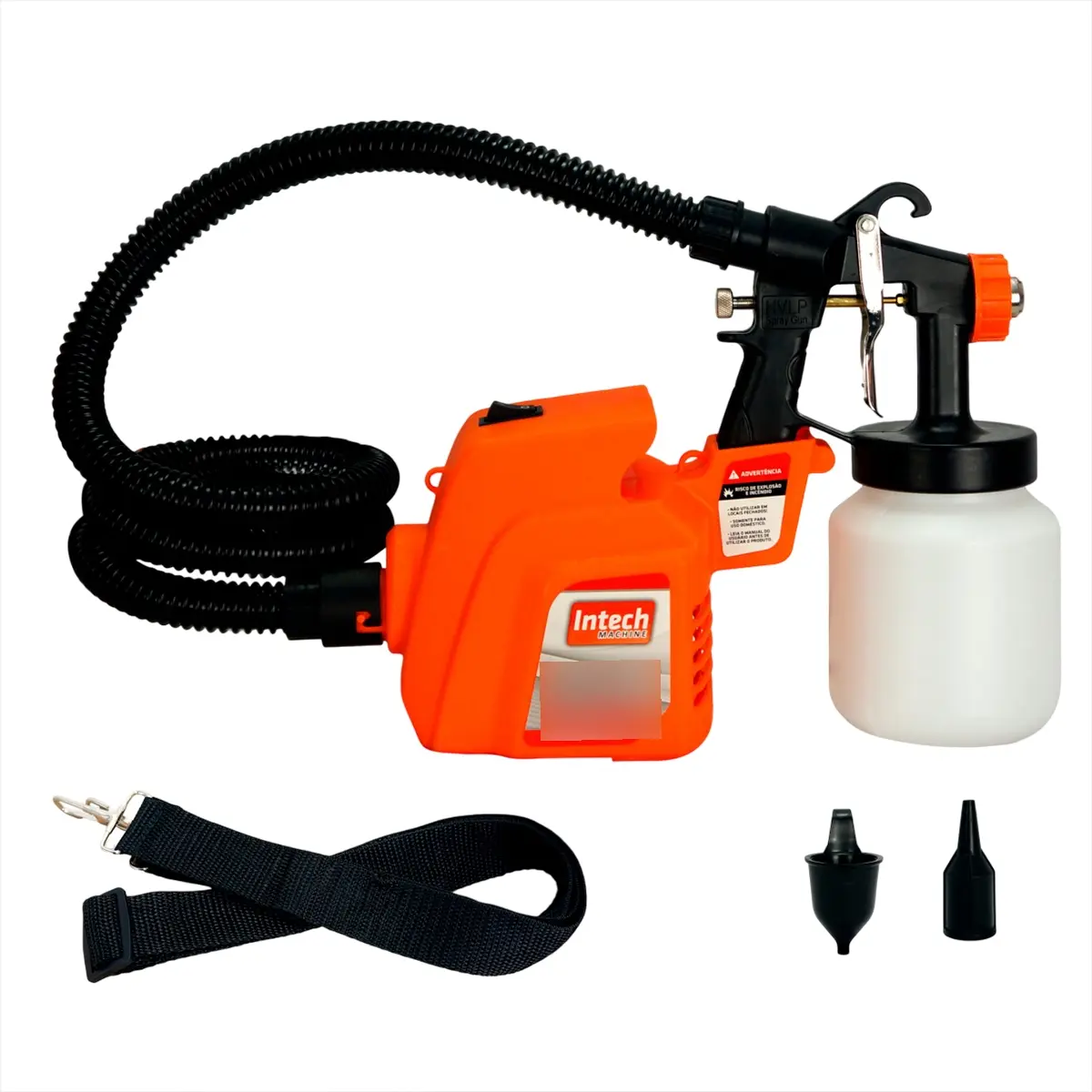 Pistola de Pintura Elétrica Intech HV500 450W HVLP