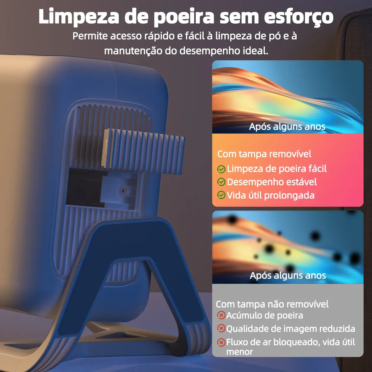 Projetor Bettdow AC1066 Full HD 1080P 350 ANSI Lúmens — foto 3