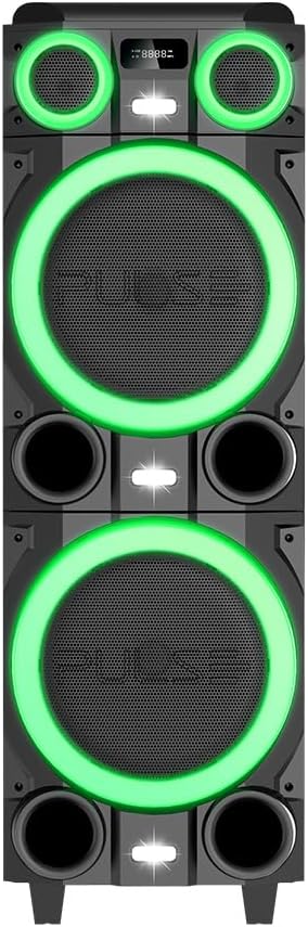 Pulse SP518 Torre de Som Bluetooth 2000W RMS - Preto