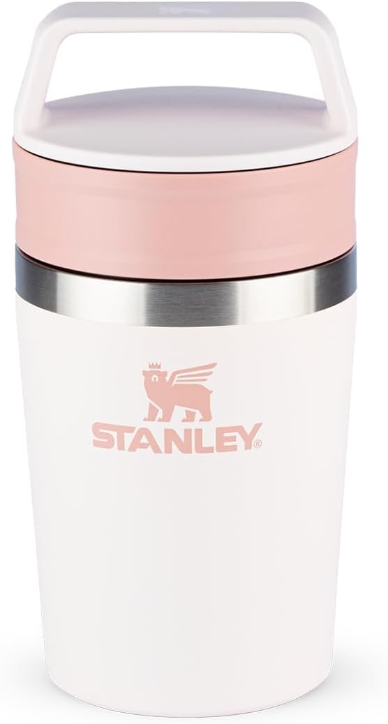 Stanley Mug Café Go - Copo Térmico de Aço Inoxidável 236 ml com Tampa e Alça