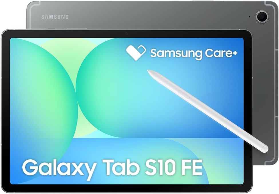 Tablet Samsung Galaxy Tab S10 FE Cinza 128GB 8GB RAM Tela 10.9" 90Hz Câmera 13MP
