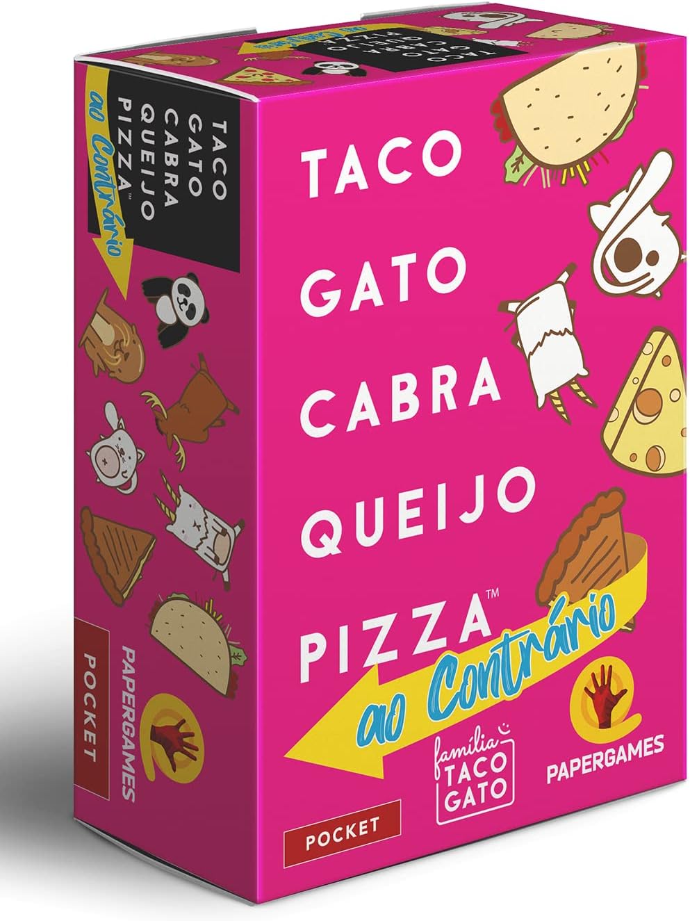 Taco Gato Cabra Queijo Pizza: ao Contrário - PaperGames