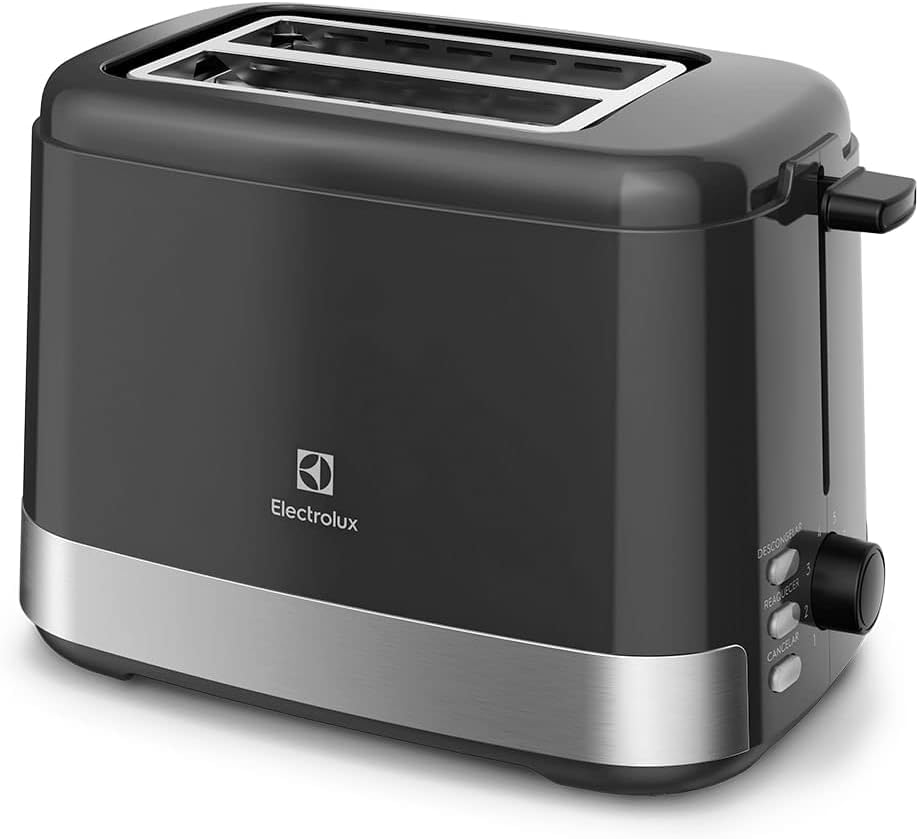 Torradeira Electrolux Efficient ETS10 com 8 Níveis de Tostagem e Bandeja Coletora