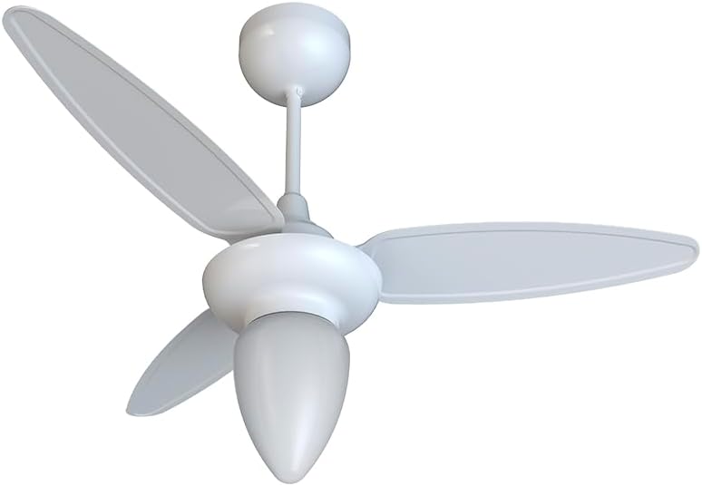 Ventisol Ventilador de Teto Wind BR 3P Branco com Controle Remoto Inverter Bivolt
